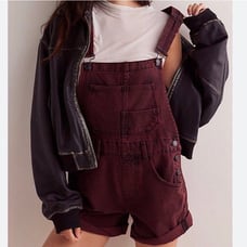NWOT - FREE PEOPLE “Ziggy” Denim Shortalls/Overalls
