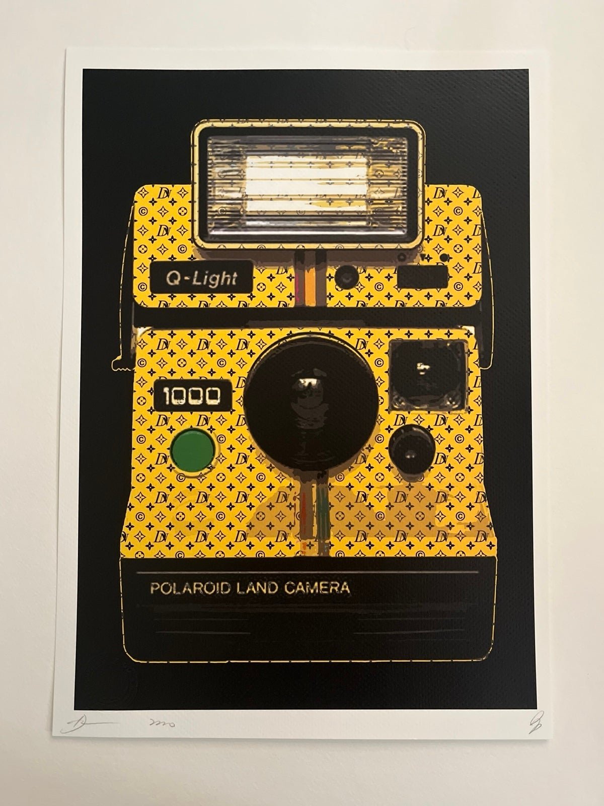 Polaroid Camera, DEATH NYC Hand Signed Street Art Print Artist Proof w/ COA