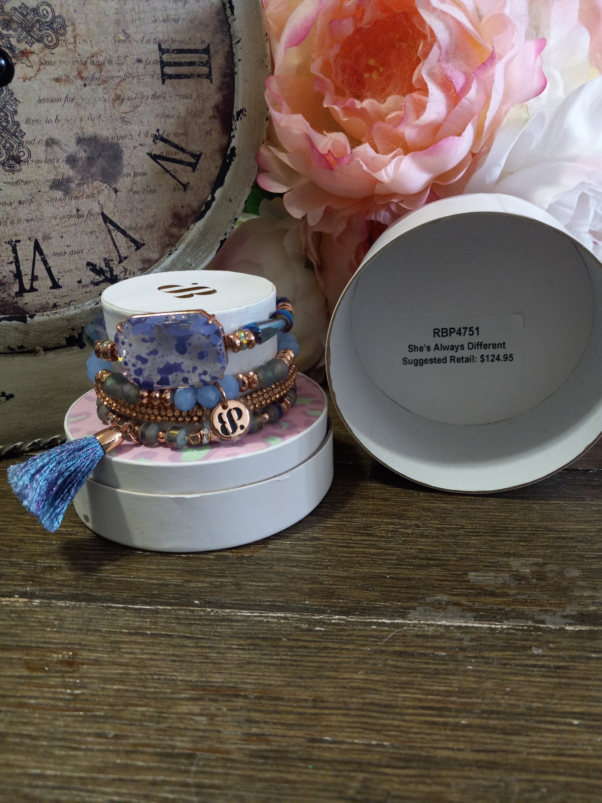Rbp 4751 vintage spring stack bracelets she's always different