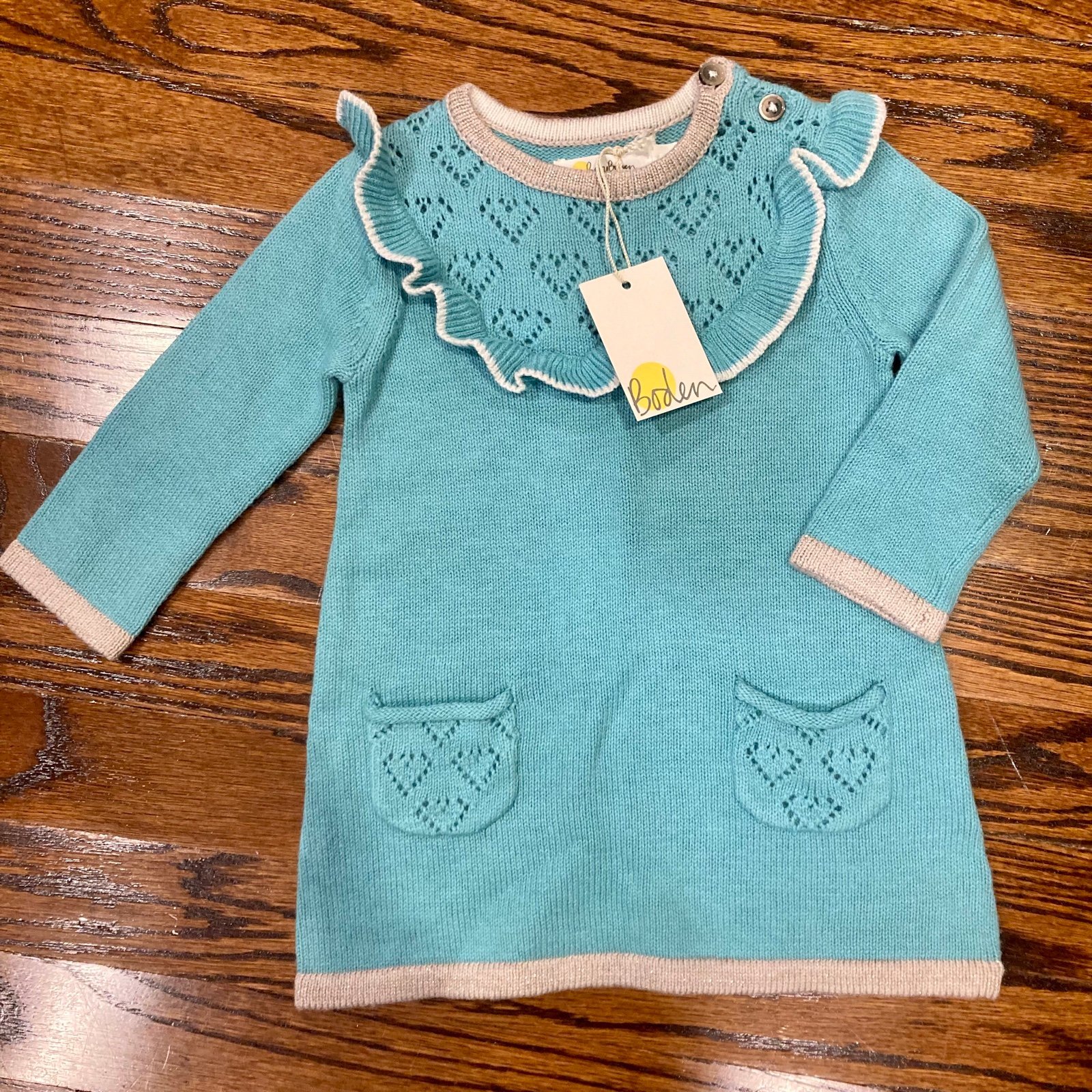 *NWT* BABY BODEN Sweater Dress 3-6mo