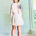 Free People Long Sleeve Tie Open Back Floral Dress