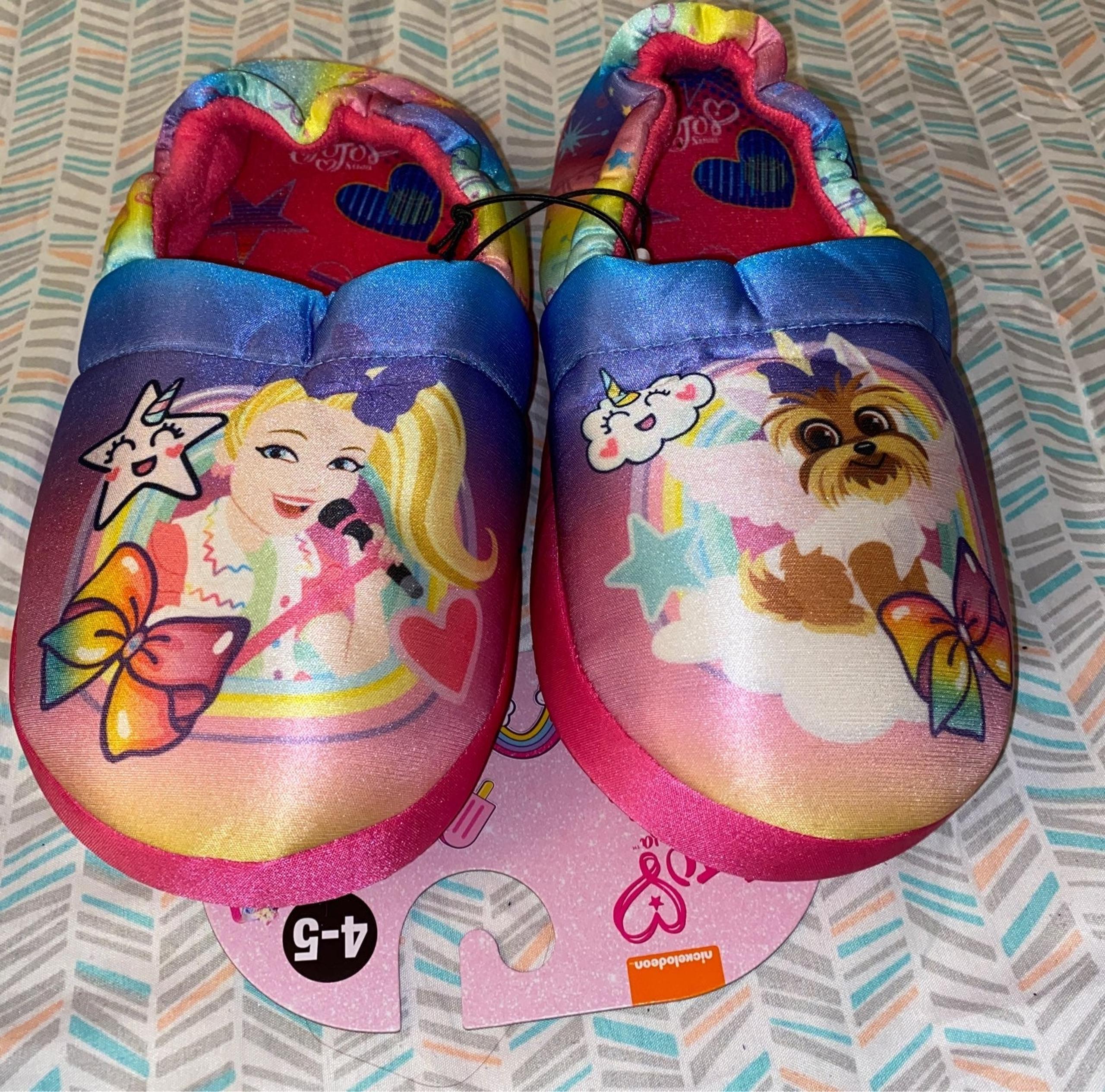 Nickelodeon Jojo slippers sz 4/5