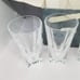 Vintage JG Durand 4-Piece Highball Crystal Glasses Set Barware France
