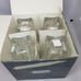 Vintage JG Durand 4-Piece Highball Crystal Glasses Set Barware France