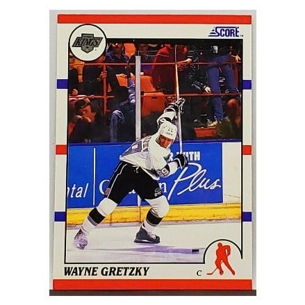 WAYNE GRETZKY 1990 SCORE HOF, SET BREAK!