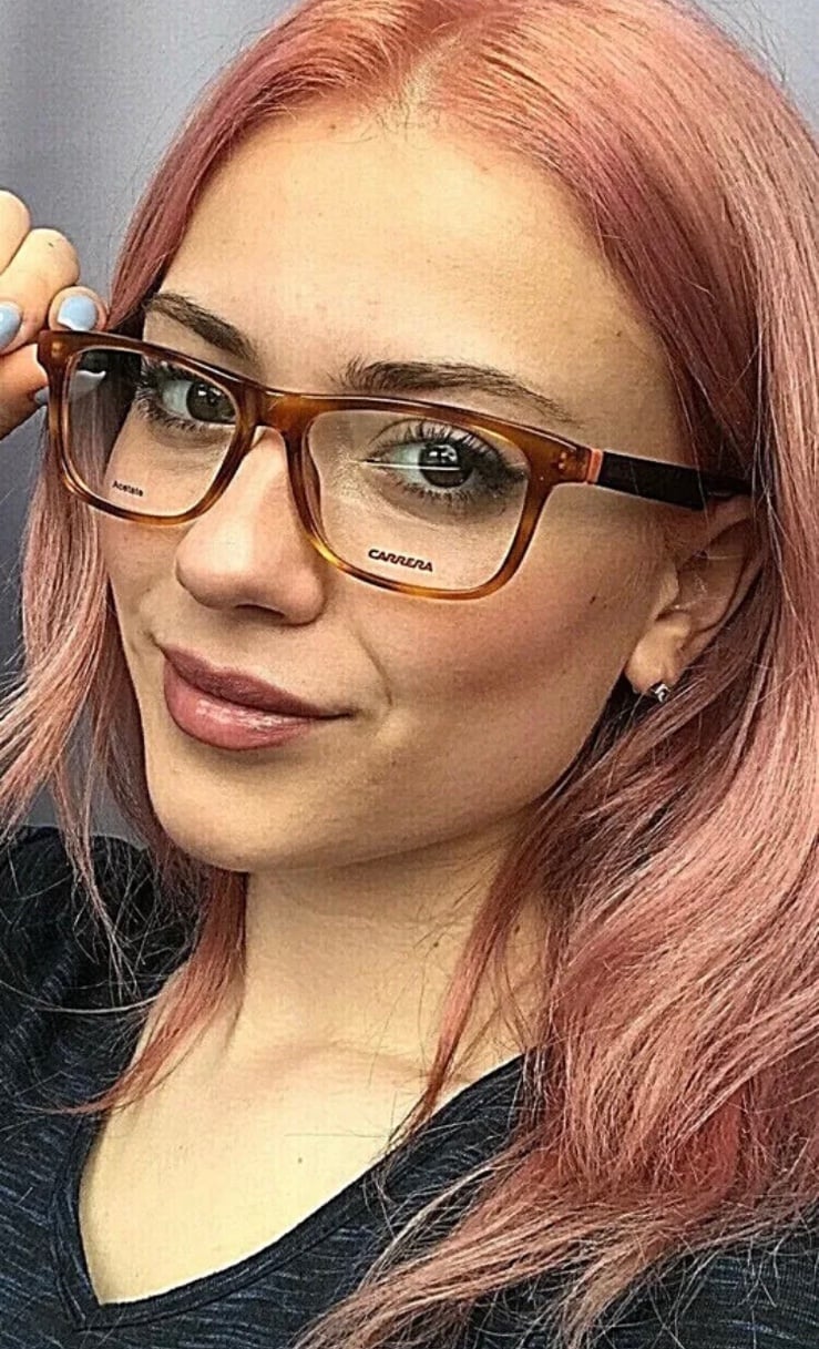 New CARRERA P7ACA4401 53mm Rectangular Men's Women's Eyeglasses Frame