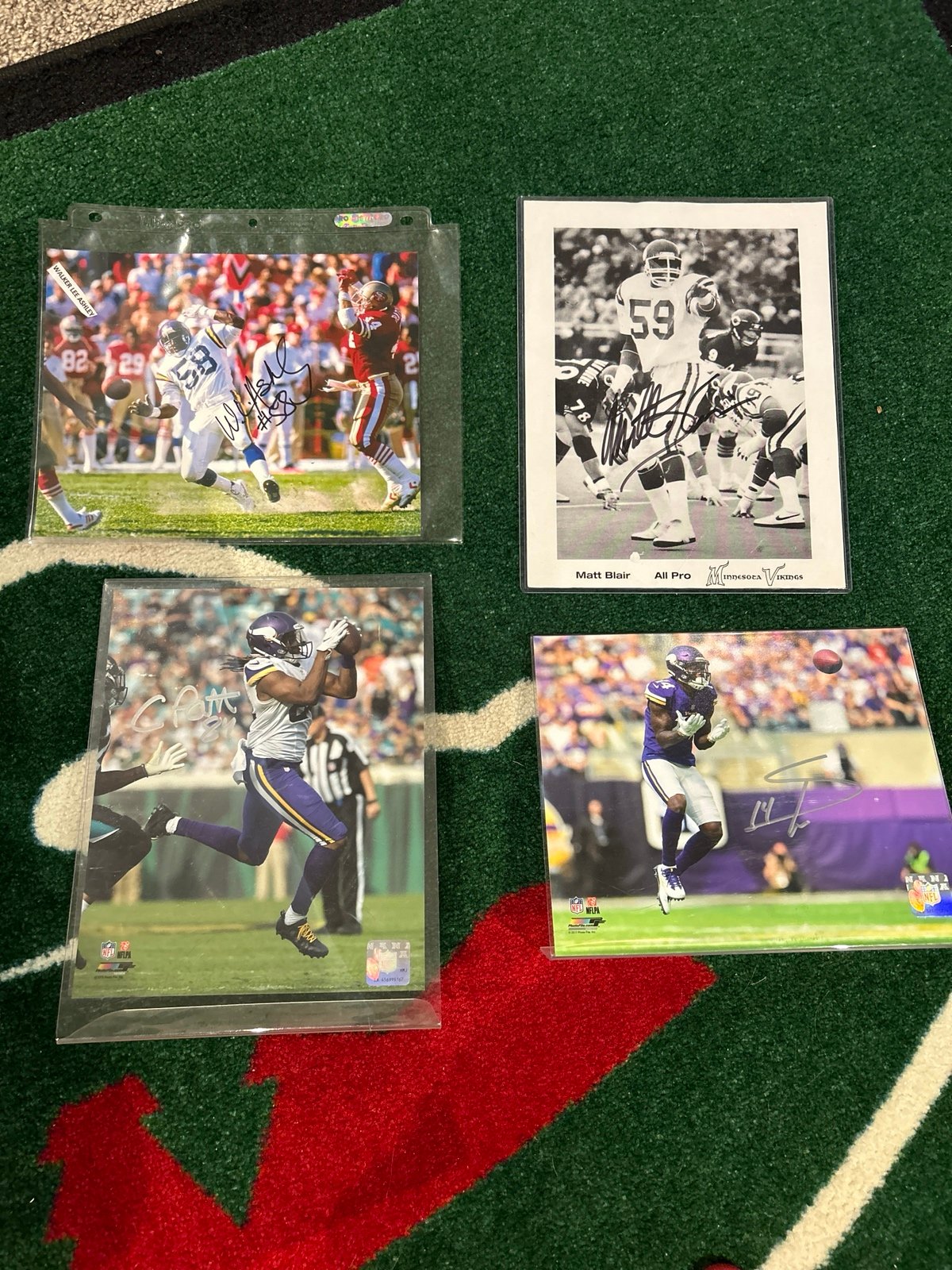 Minnesota Vikings Signed Pictures