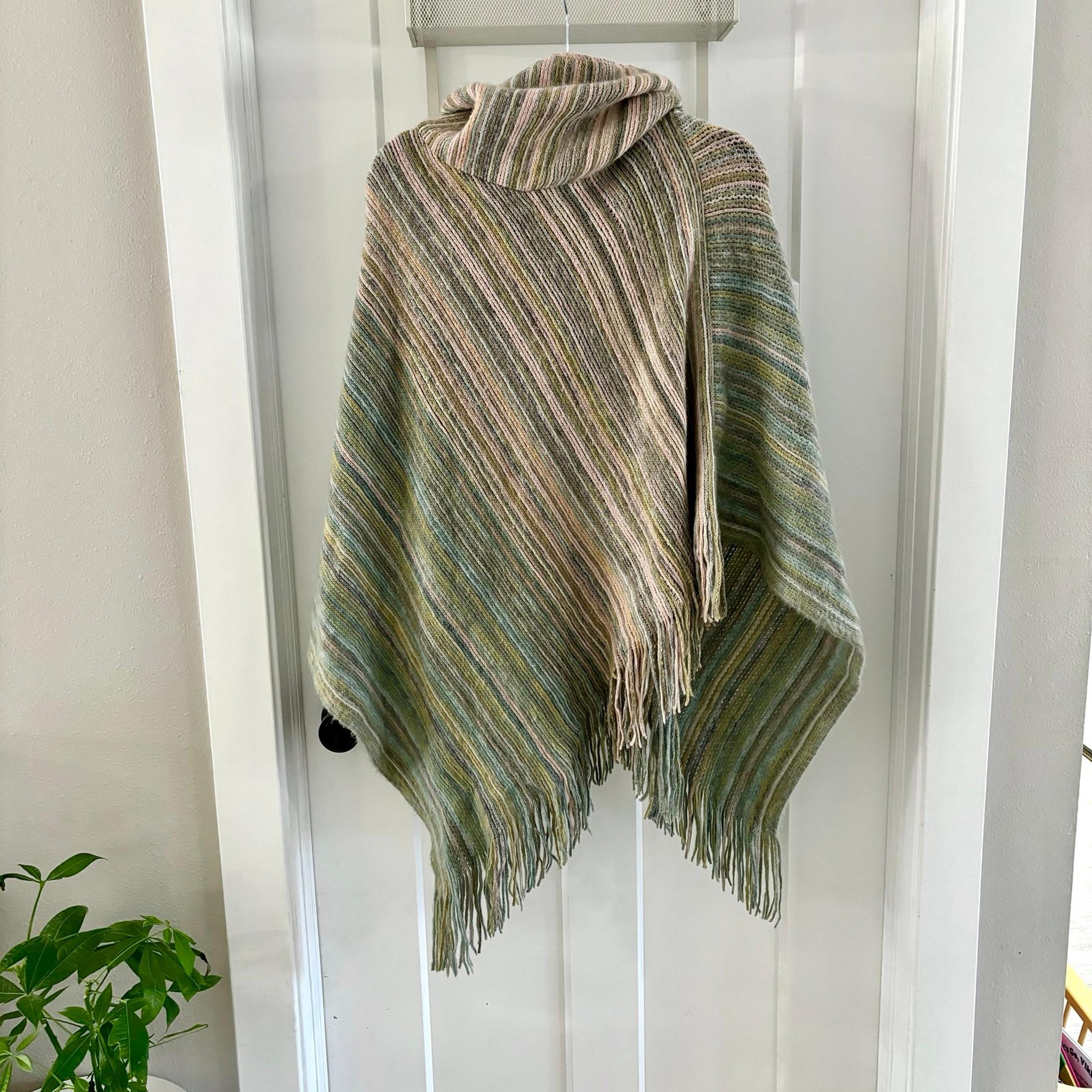 Anthropologie Boho Poncho sweater