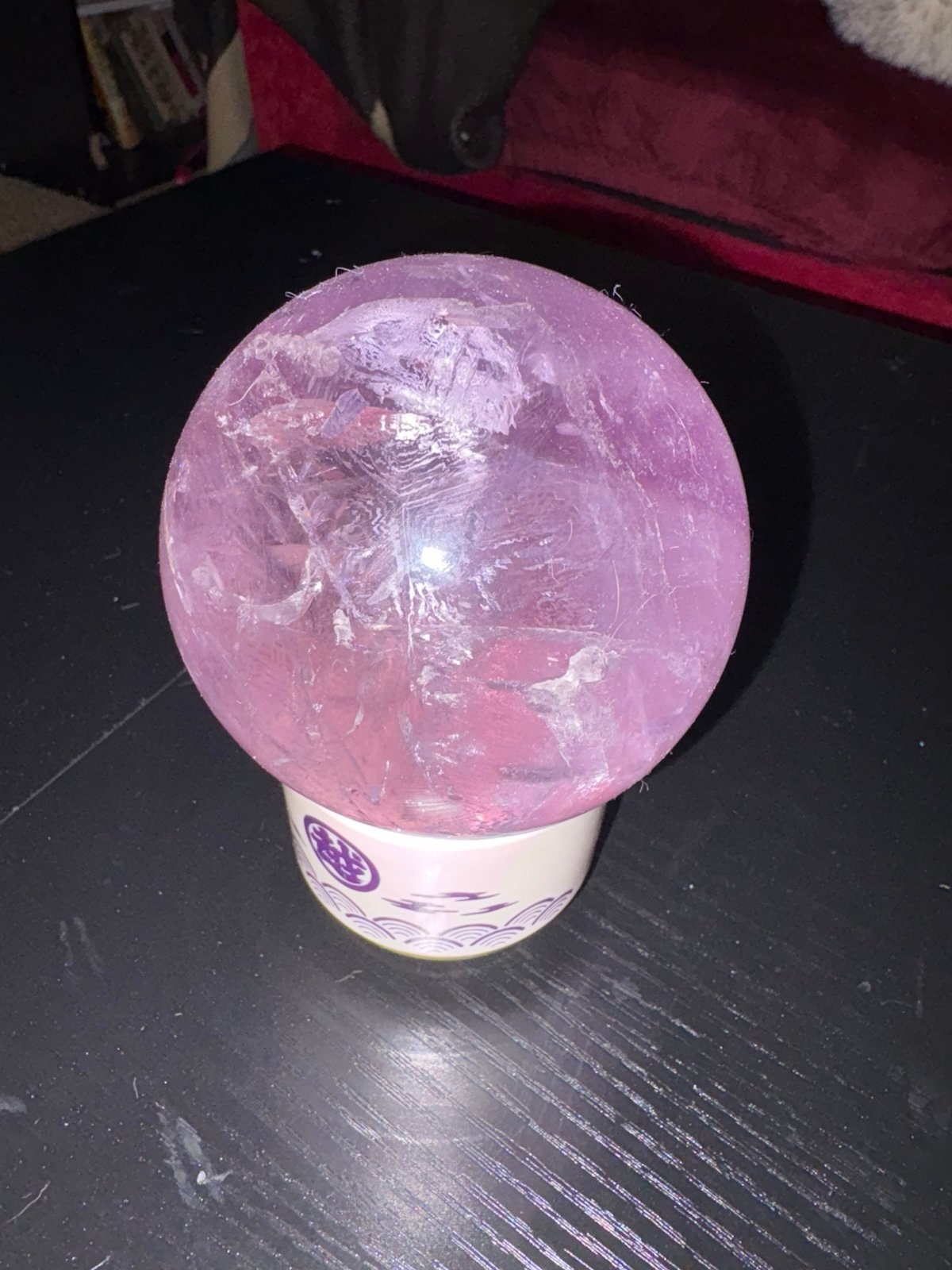 80mm Amethyst Crystal Ball