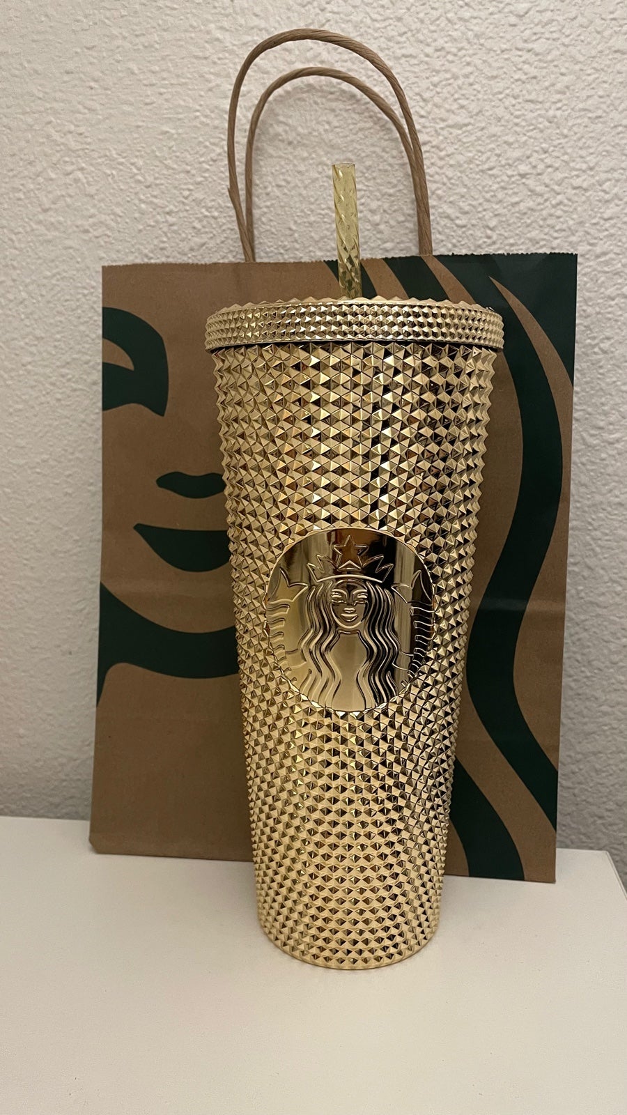 Starbucks Gold Studded Tumbler