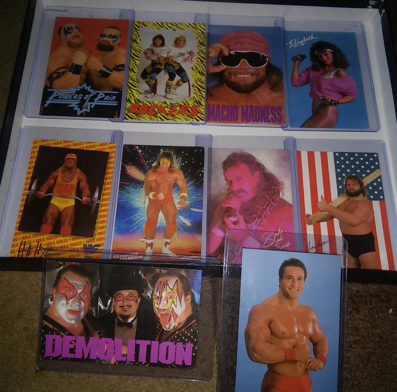 WWF Complete Set of 10 Postcards from 1988!! RARE!!