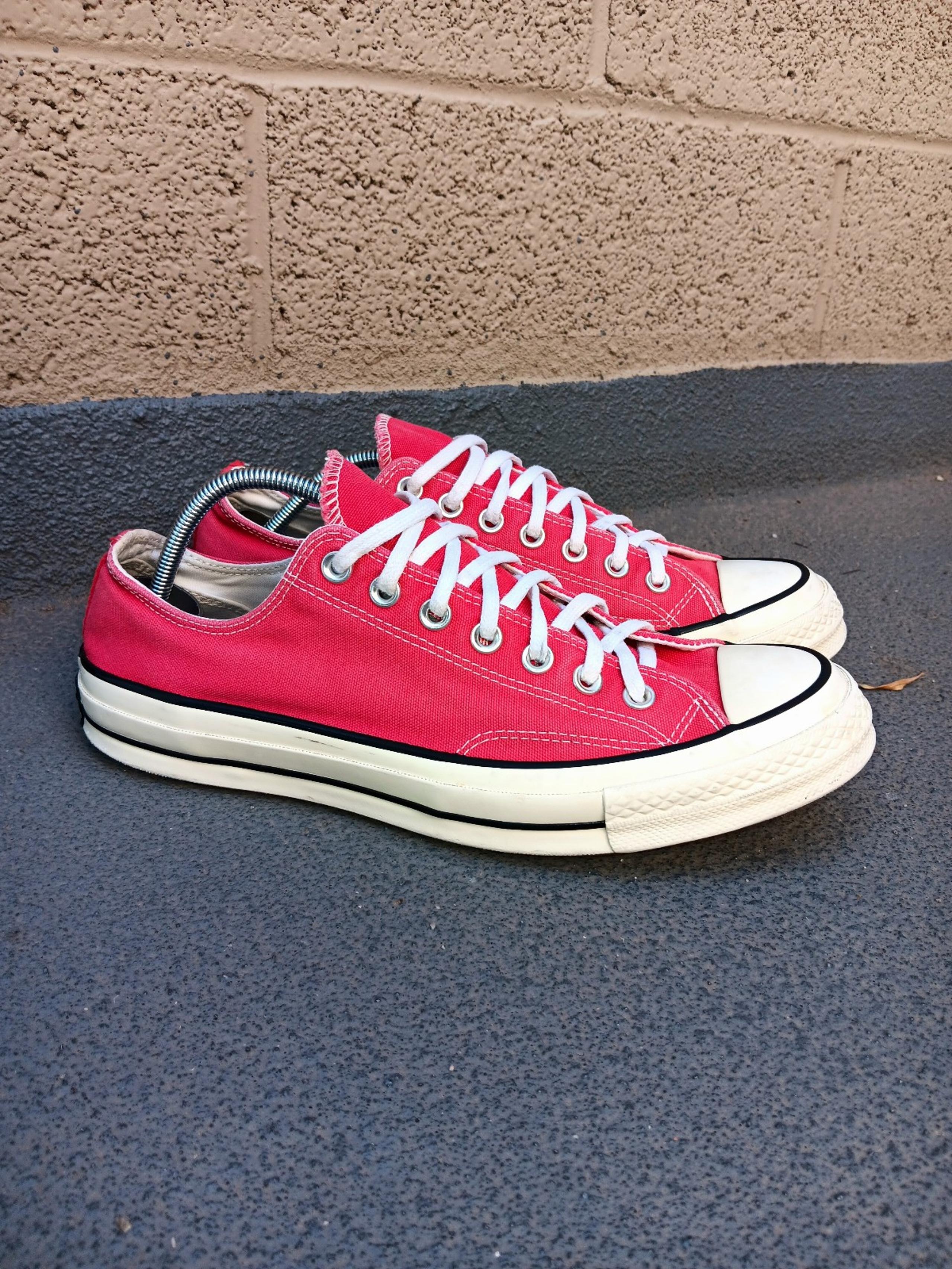 Converse Mens Chuck 70 All Star Ox Low Red Shoes Sneakers Size 9.5