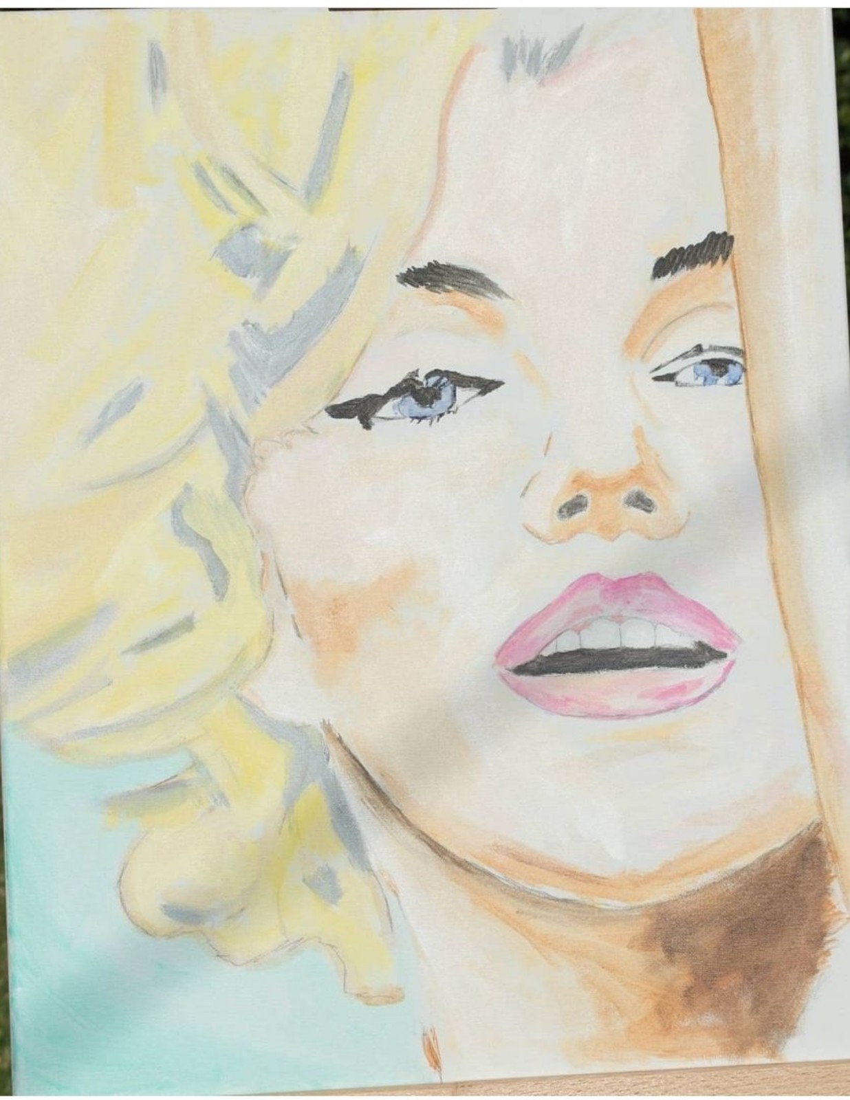 Marilyn Monroe painting