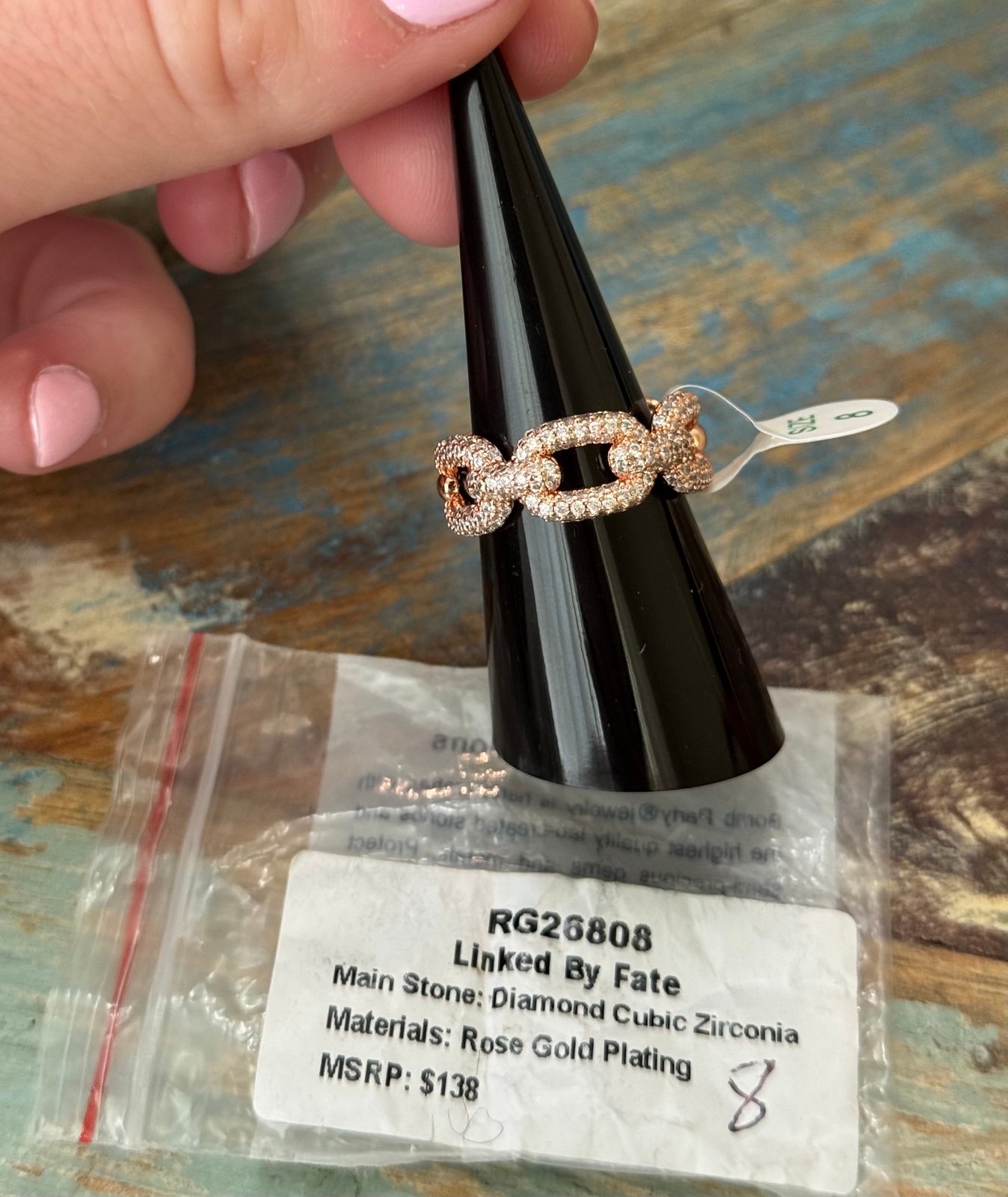 Bomb Party April 2025 Ring Size 8. “Linked By Fate”