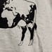 Vintage 1990 white and black cow shirt XL