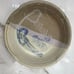 VTG STUDIO Pottery ARTISAN Stoneware Pie Plate Pan 10” Hand Painted Signed