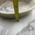 VTG STUDIO Pottery ARTISAN Stoneware Pie Plate Pan 10” Hand Painted Signed