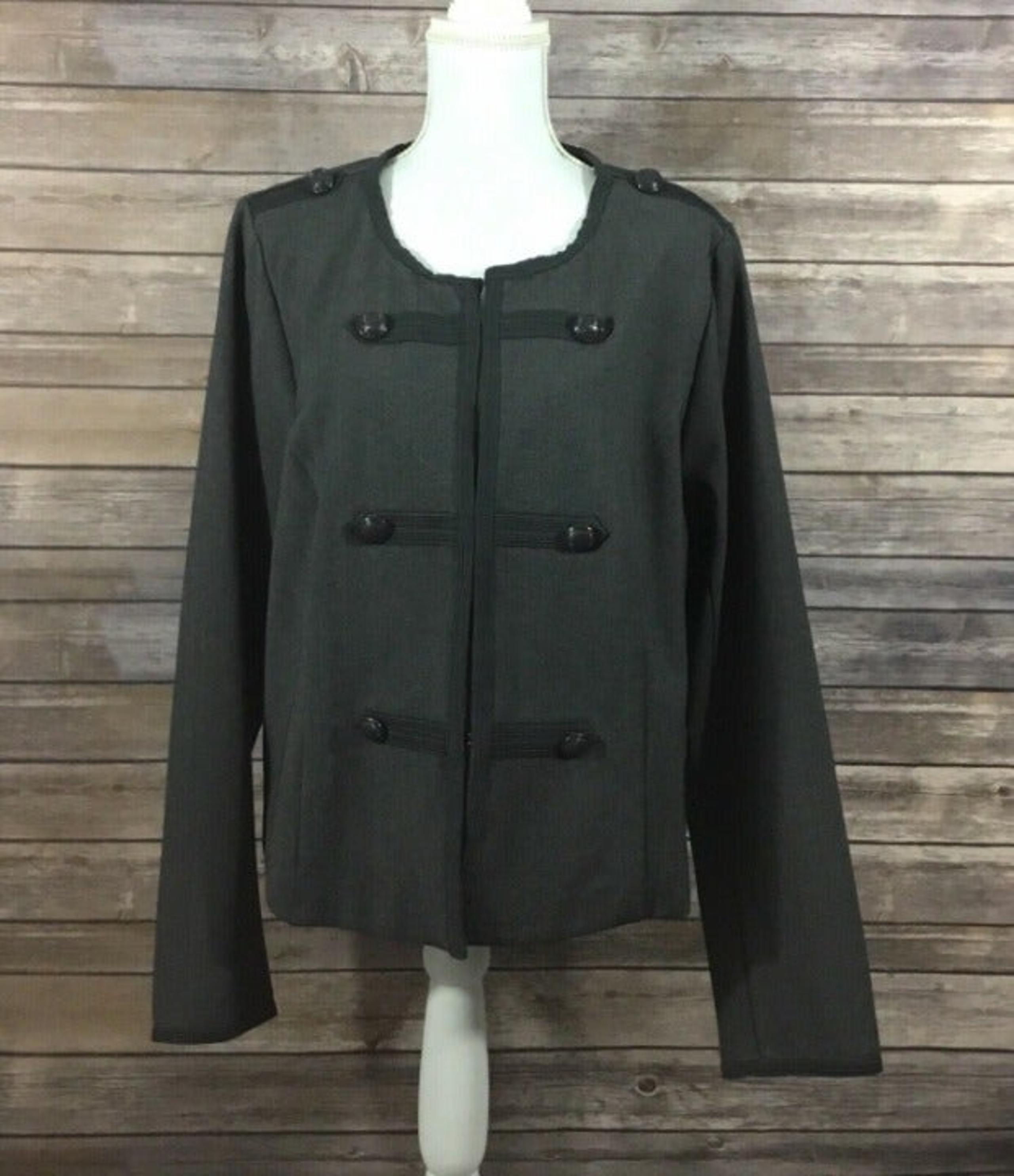 Torrid Womens Fitted Military Jacket P60