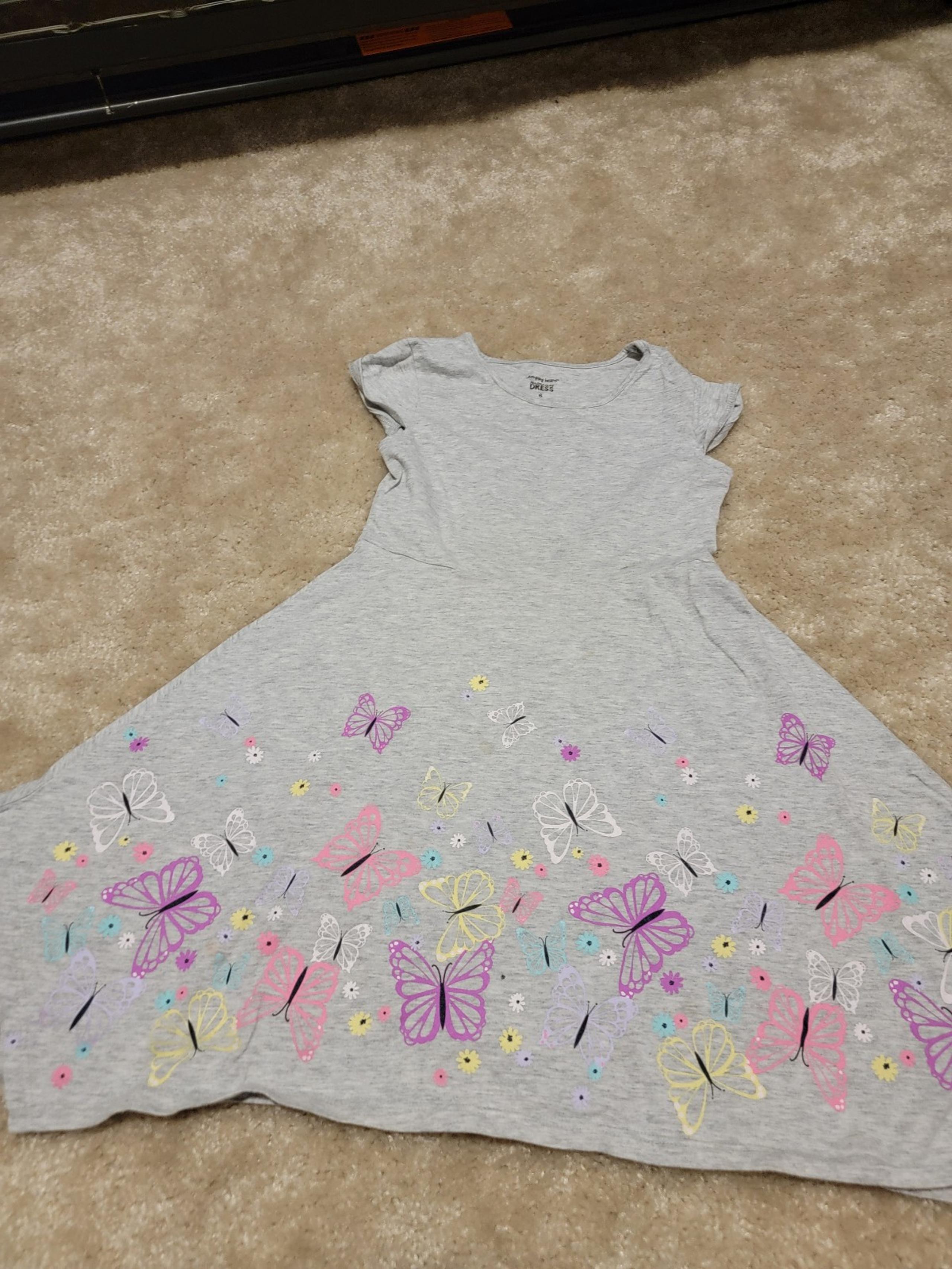 Girl's size 6 Jumping Beans Dress, Butterflies