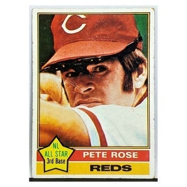 EARLY PETE ROSE BASEBALL CARD 1976 TOPPS