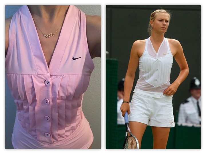 Nike Tennis Top as seen on Maria Sharapova
