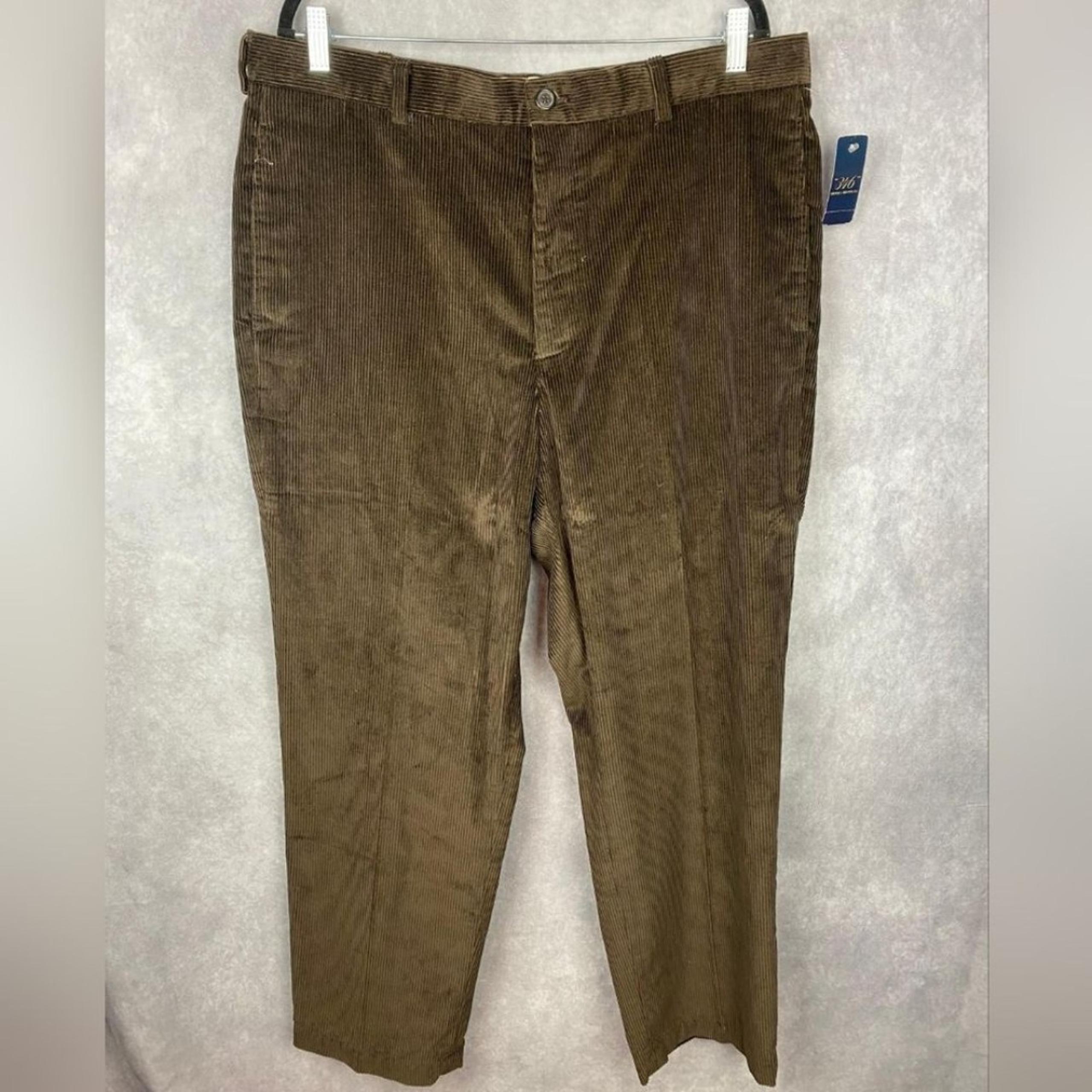Brooks Brother 346 Advantage Chino Corduroy Men's Browns Pants W38 L32