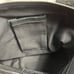 Carla Mancini black metallic silver Medium Satchel bag silver tone hardwares .Tw