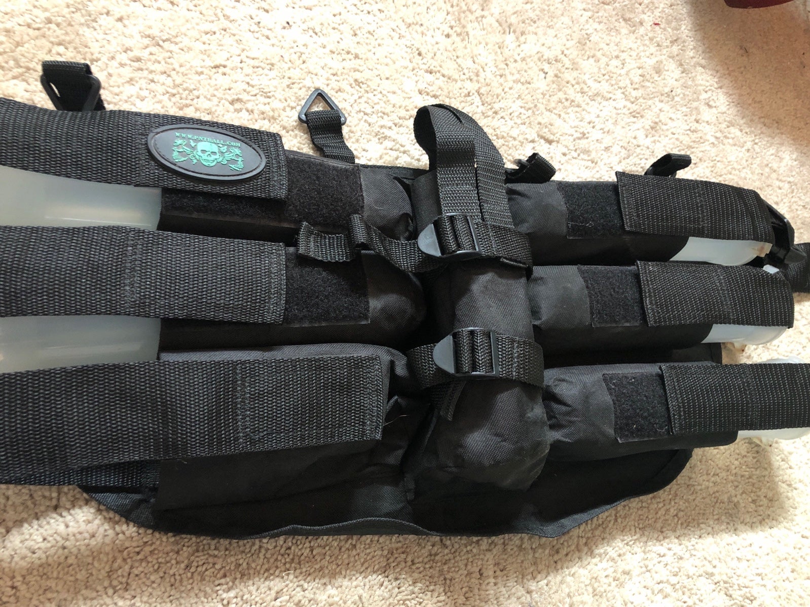 Paintball 6+1 Pod Harness (Up to 7 Pods)