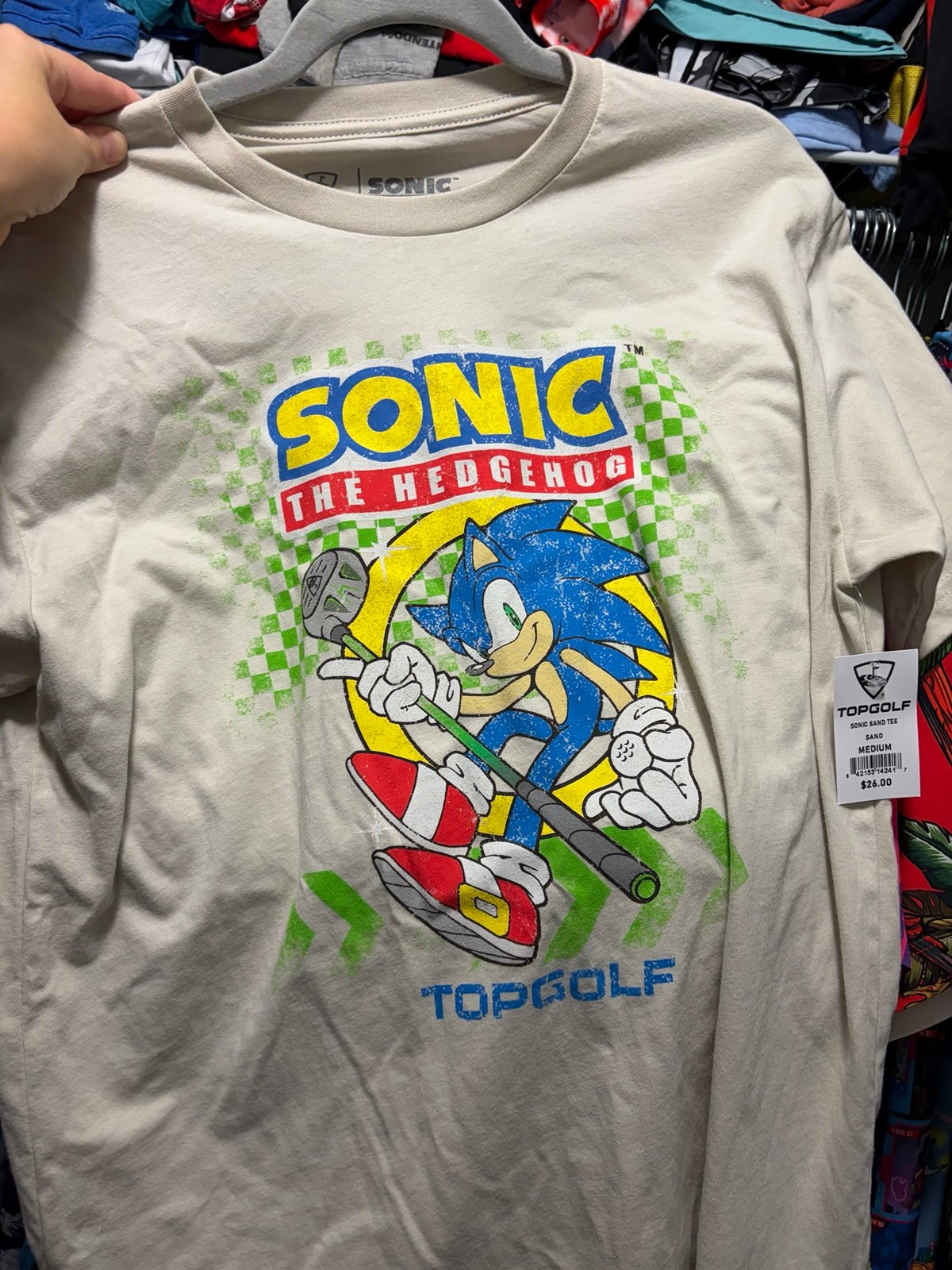 Sonic the hedgehog top golf