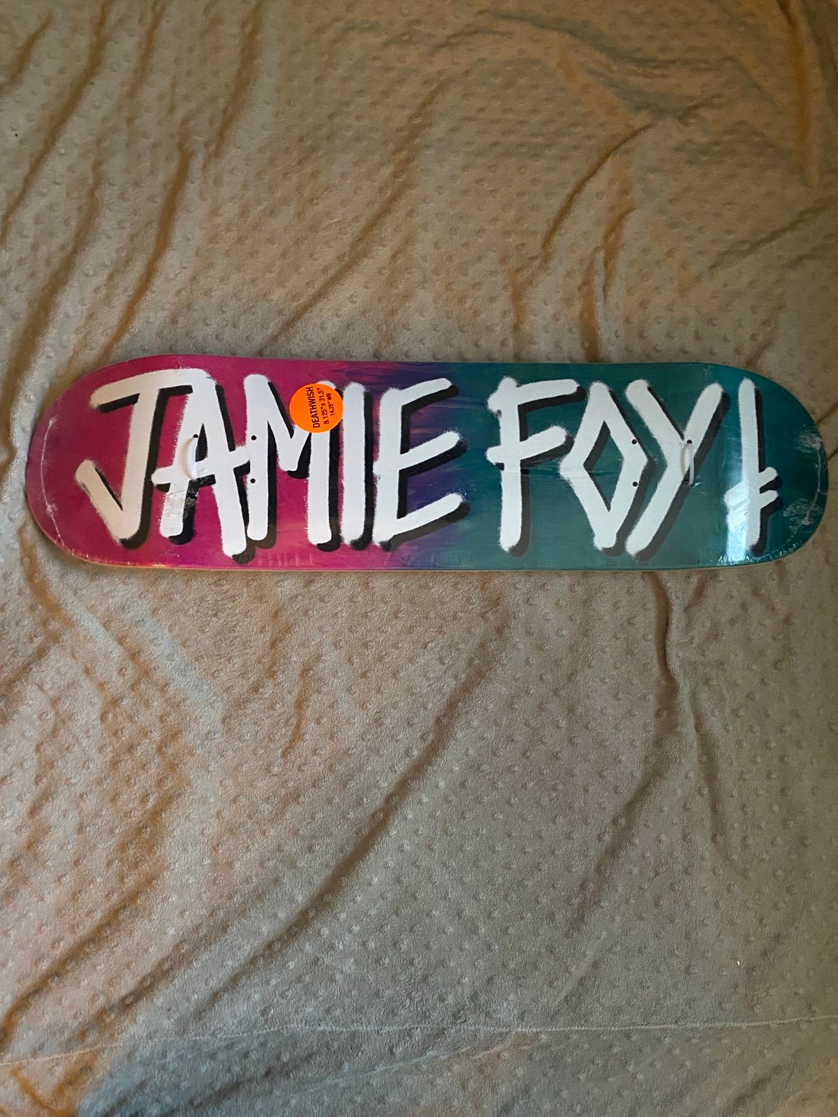 8.125 Jamie Foy Gang Name Deathwish skateboard