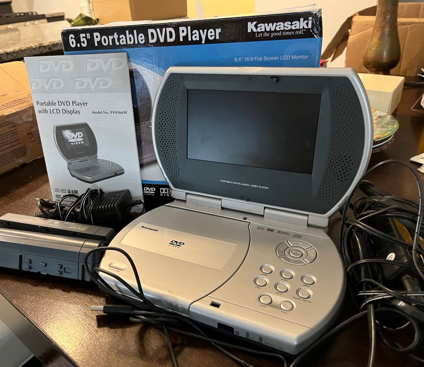 Kawasaki 6.5" Portable DVD Digital Audio / Video