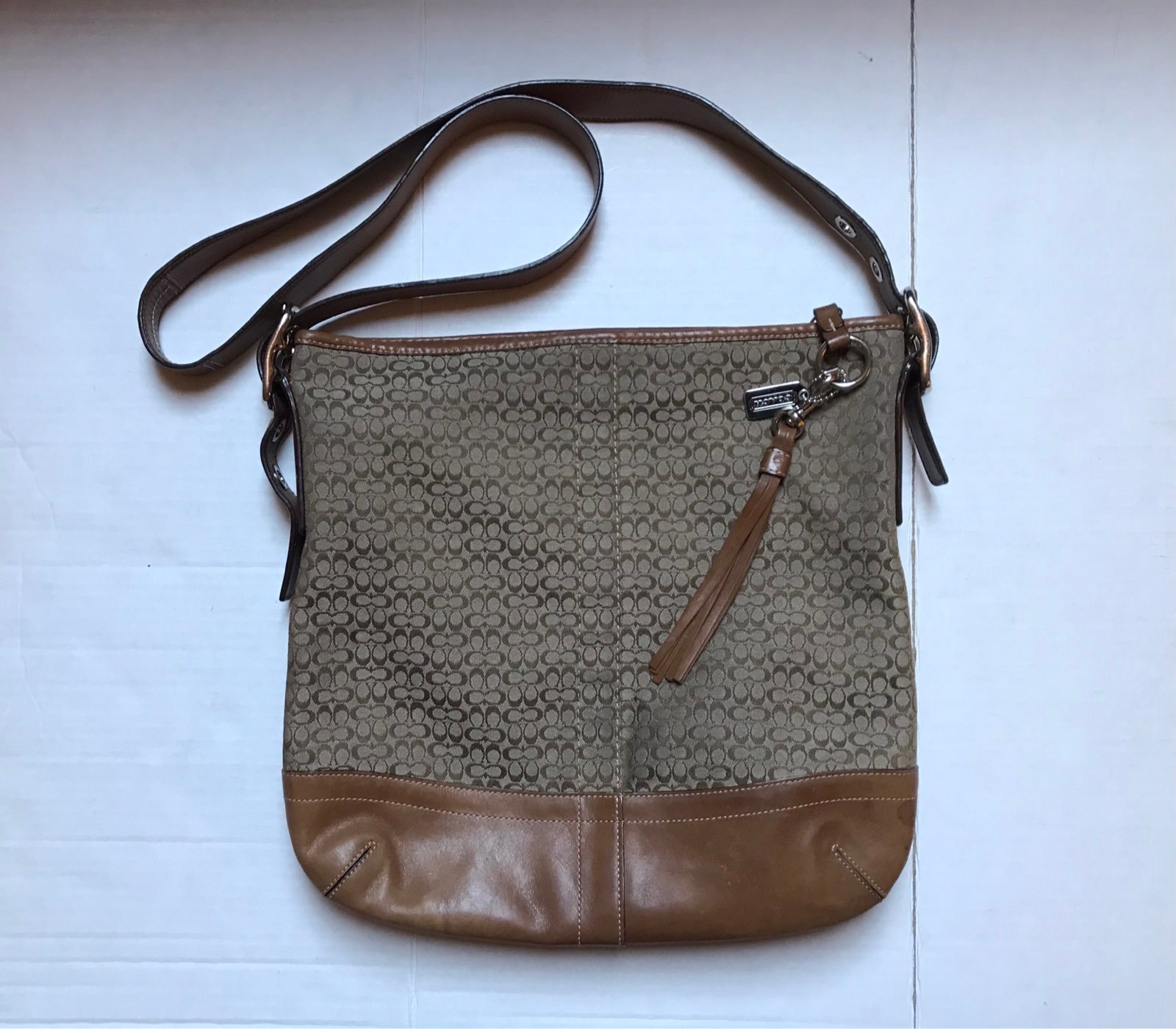 Coach leather shoulder bags