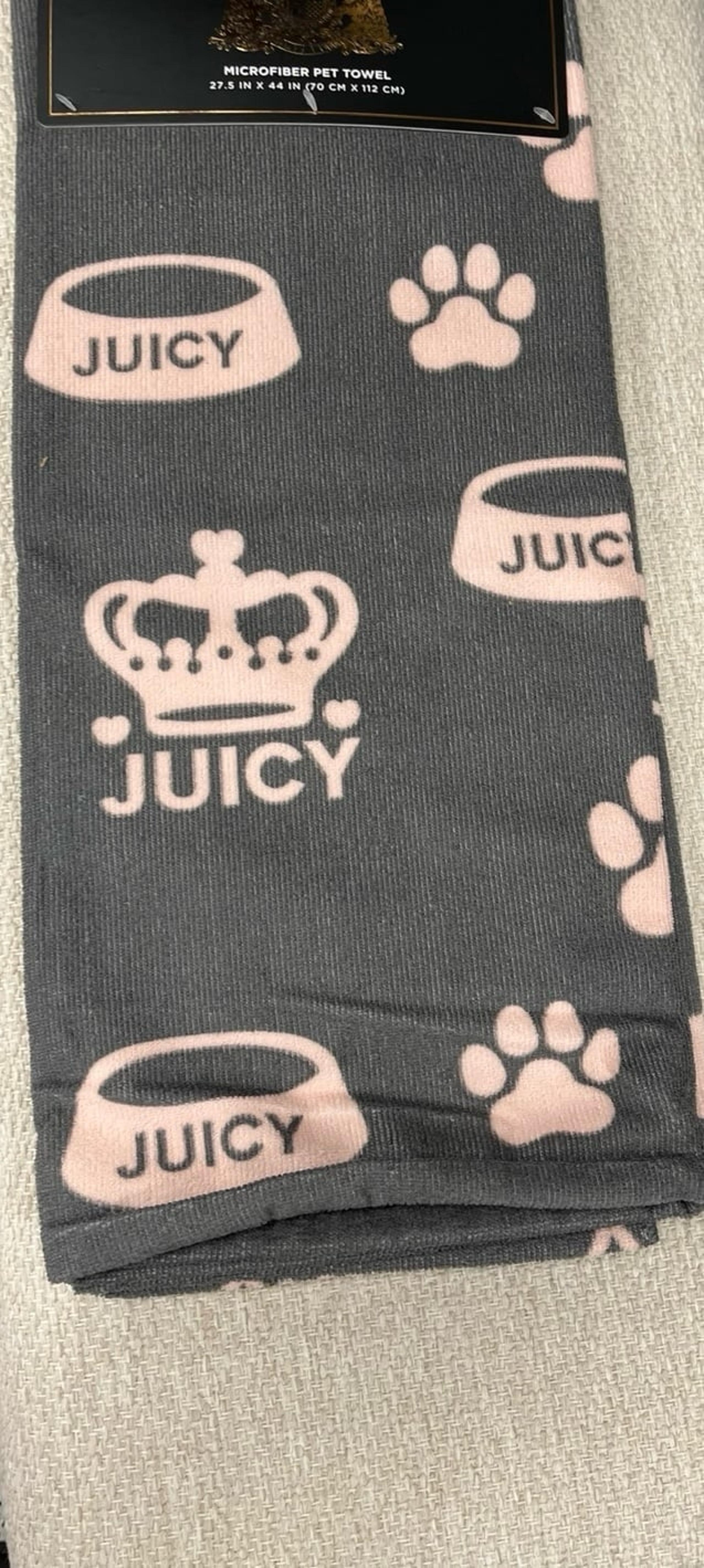 Juicy Couture Microfiber Pet Towel - NWT
