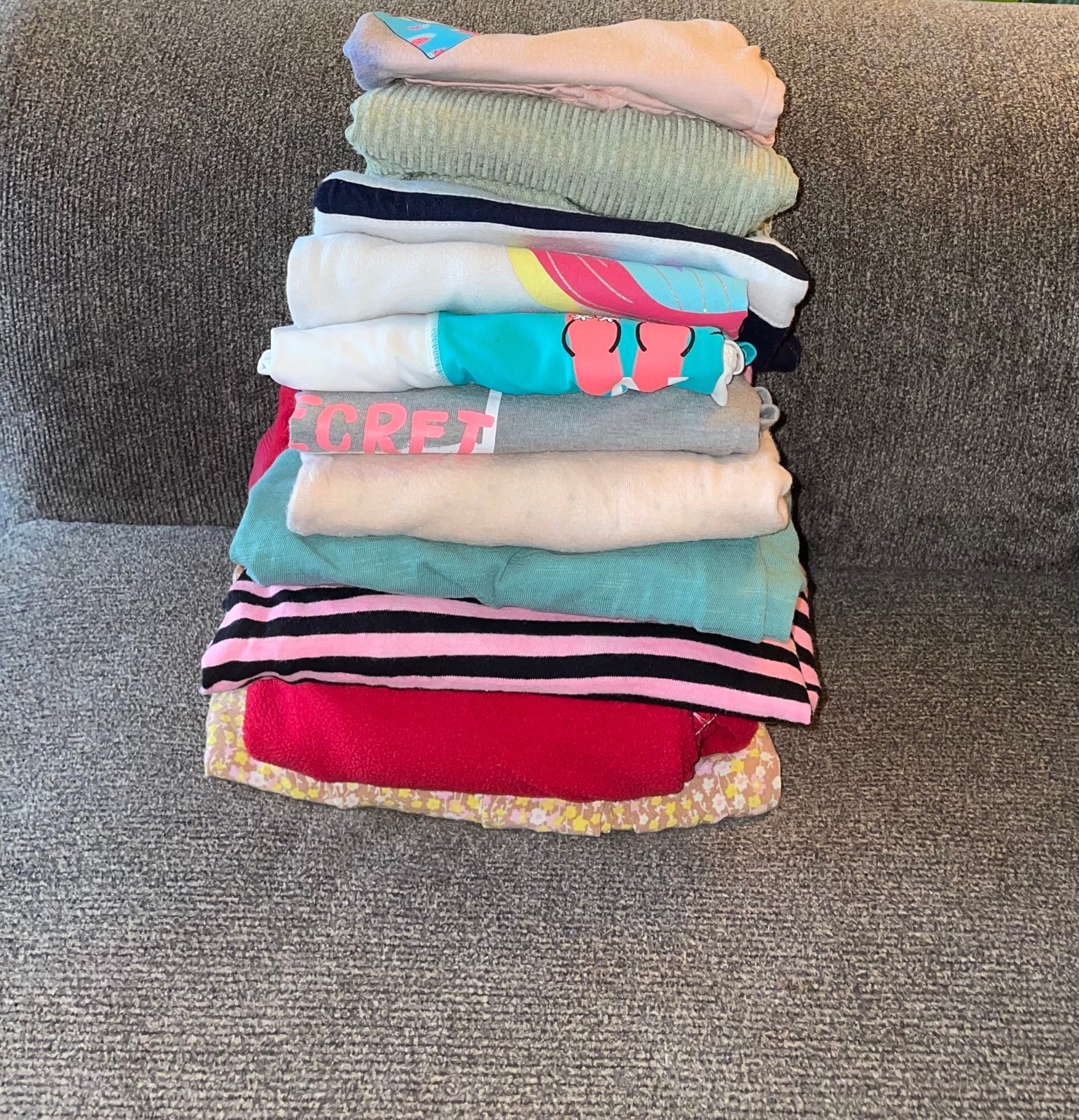 11 Piece Girls Size 6X Shirt Lot Plus 1 Dress