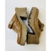 Vintage Womens 9.5 Distressed Leather Platform Clogs Brown