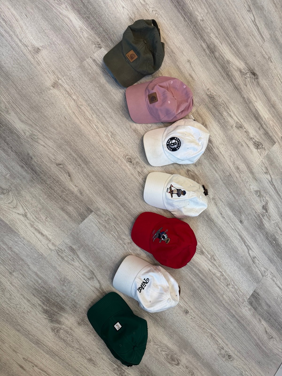 Hats (7) Polo, Nike, Carhartt