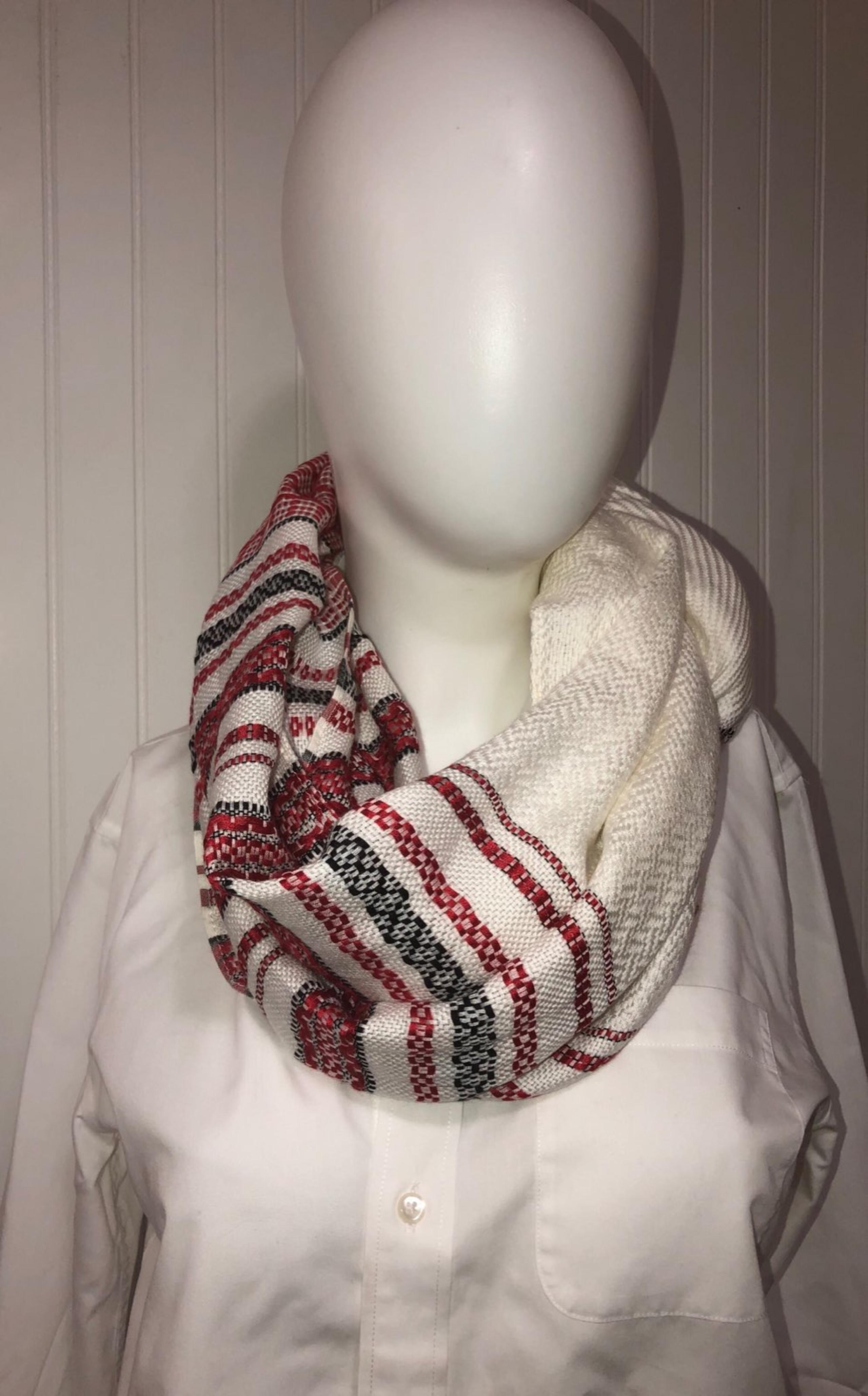 Red And White Scarf