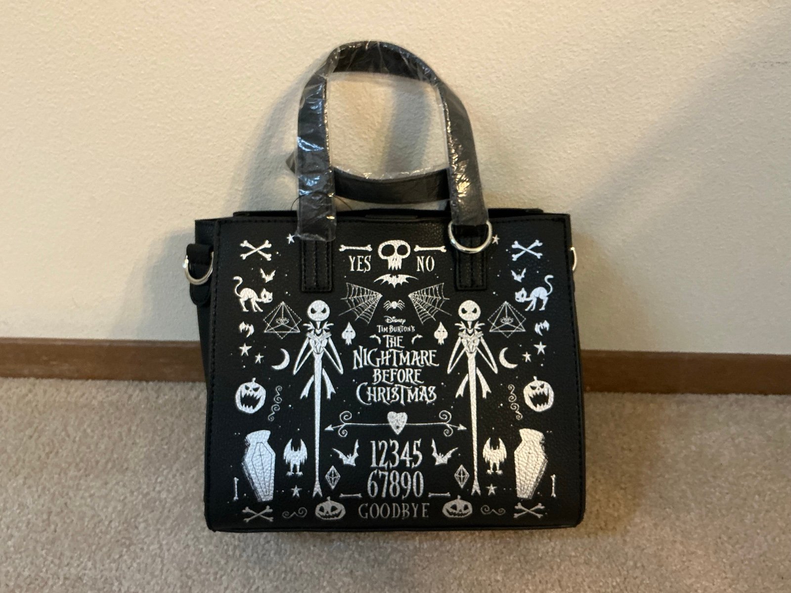 Bioworld Disney Nightmare Before Christmas Ouija Board Crossbody Purse Exclusive