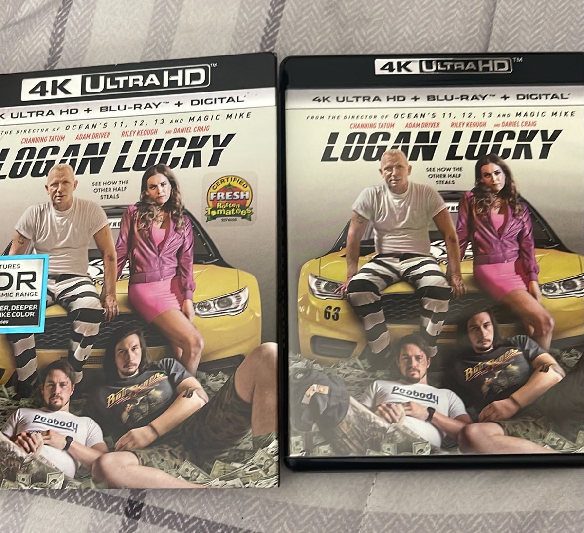 This listing is for a Logan Lucky 4K Ultra HD Collection, 2017 Universal Picture