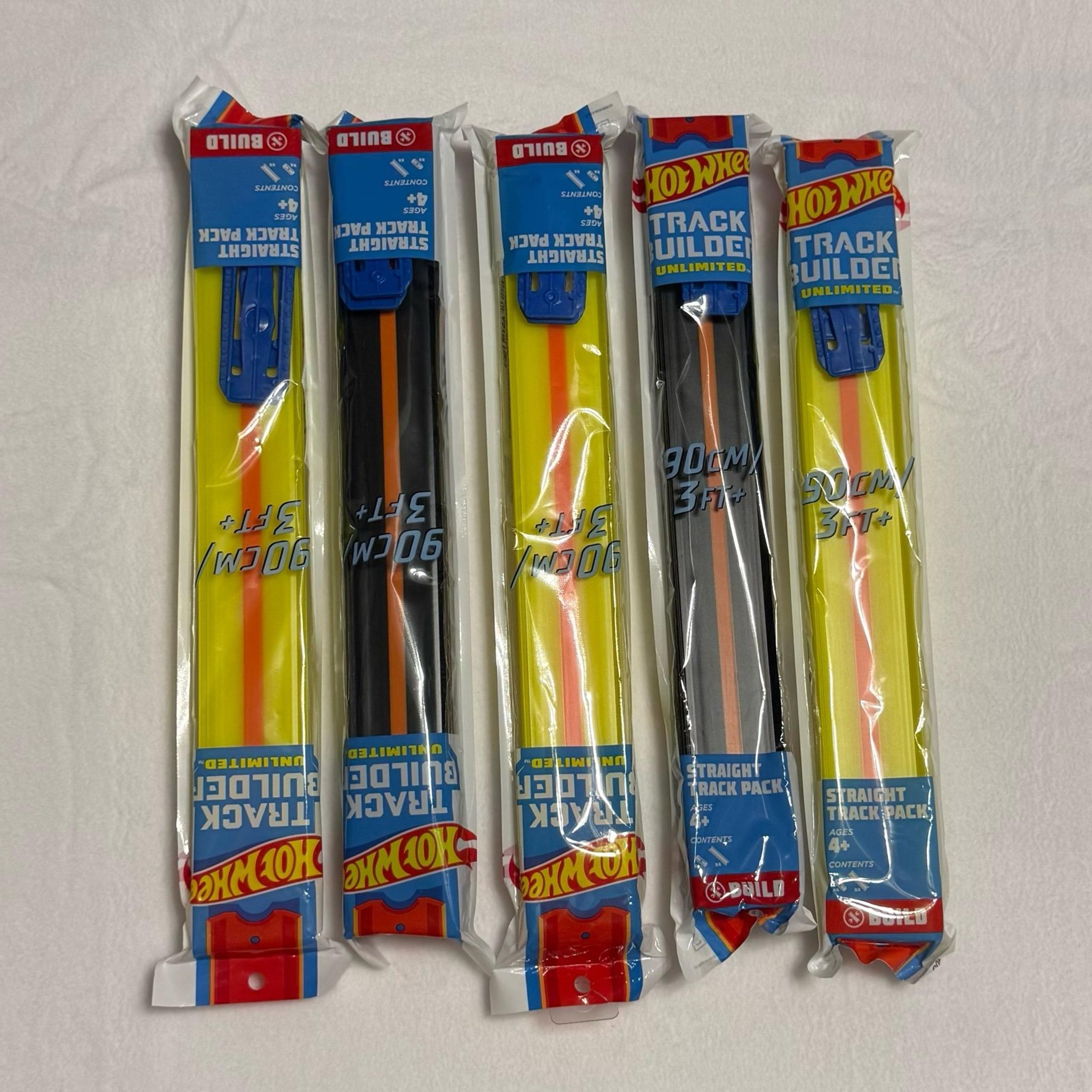 Hot Wheels Track Builder System Straight Track Bundle
