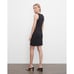 Club Monaco NWOT Side Seam Ruched Mini Dress Black Size S