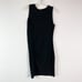 Club Monaco NWOT Side Seam Ruched Mini Dress Black Size S