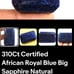 CERTIFIED Giant 310 carat sapphire, emerald cut must see beautiful bar one only