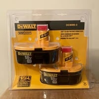 Dewalt DC9096 2.4Ah 18-VOLT XRP NiCd Battery Brand New 2 PACK2 Pcs NEW Makita 18