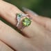 Princess bridal ring set sz 7