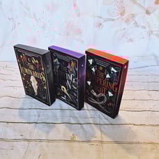 Waterstones Sprayed Special Edition Paperback Edition of the Luminaries Trilogy