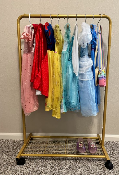 Standard Clothes Garment Rack, Clothing Rolling Rack