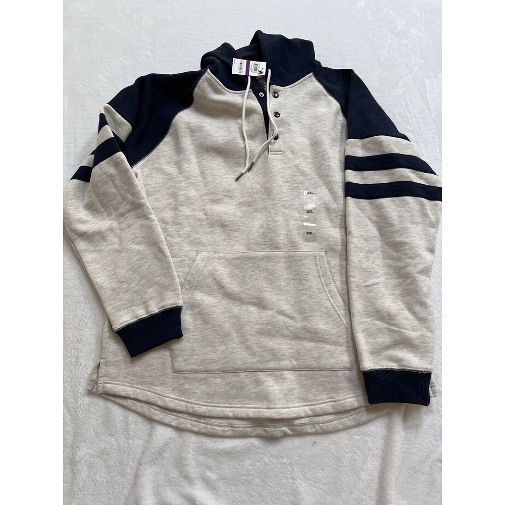 American Rag Mens Henley Hoodie Size XX Large Created For Macys