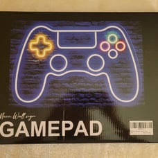 New Gamer Neon Sign, Game Controller Neon Sign for Gamer Room Decor