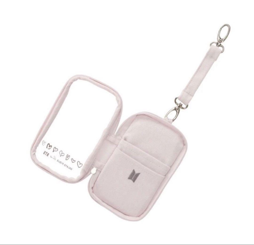GELATO PIQUE × BTS CARRY POUCH GLAY PINK